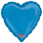 Heart - Dazzler Blue 18″ Balloon