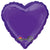 Heart - Quartz Purple 18″ Balloon