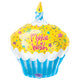 Make A Wish Cupcake 18″ Balloon