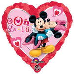 Mickey & Minnie Heart 18" Foil