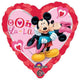 Mickey & Minnie Heart 18" Foil