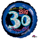 Oh No ... The Big Three-Oh! 30th Birthday 18″ Balloon