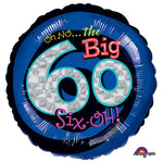 Oh No ... The Big Six-Oh! 60th Birthday 18″ Balloon