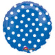 Polka Dot Blue 18″ Balloon