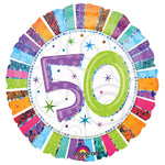Radiant Birthday 50 18″ Balloon