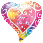 Watercolor Birthday 18″ Balloon