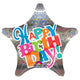 Bright Type Sparkle Birthday 19" Foil