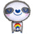 Sloth With Rainbow 19″ Balloon