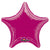 Star - Fuchsia Dazzler 19″ Balloon