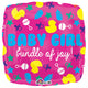 Baby Girl Icons 21″ Balloon