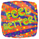 Feel Better Burst & Stars 21″ Balloon