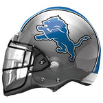 NFL Detroit Lions Football Helmet 21" Foil