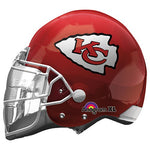 NFL Kansas City Chiefs Football Helmet 21" Foil