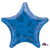 Star - Festive Blue 22″ Balloon