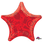 Star - Festive Red 22″ Balloon