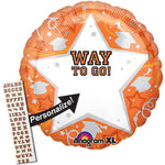 Way To Go - Orange 22″ Balloon