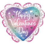 Happy Valentine's Day Filtered Ombre 23″ Balloon