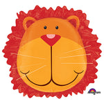 Jungle Animals Lion Head 24" Foil