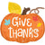 Satin Give Thanks Pumpkin 25″ Balloon