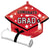Congrats Grad School Colors Be True To Your School - Red 25″ Balloon
