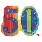 Celebrate 50 26″ Balloon