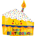 Happy Slice Of Cake 26″ Balloon