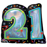 Brilliant Birthday 21 27″ Balloon