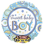 Sweet Baby Boy Sing-a-tune 28″ Balloon