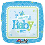 Welcome Baby Boy Train 28″ Balloon
