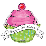 Birthday Sweets Cupcake 29″ Balloon