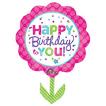 Pink & Teal Birthday 29″ Balloon