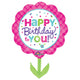 Pink & Teal Birthday 29″ Balloon