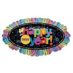 Holographic Happy New Year Ruffle 31″ Balloon