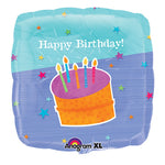 Birthday Cake And Candles 32″ Balloon