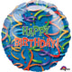 Celebration Streamers Birthday 32″ Balloon