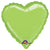 Heart - Lime (3 Pk) 32″ Balloon (3 count)