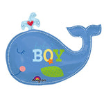 Ahoy Baby Boy Whale 34″ Balloon