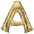 White Gold Letter A 34″ Balloon