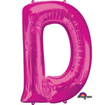 Letter D - Anagram - Pink 34″ Balloon