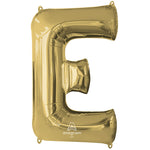 Letter E - Anagram - White Gold 34″ Balloon