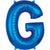 Letter G - Anagram - Blue 34″ Balloon