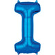 Letter I - Anagram - Blue 34″ Balloon