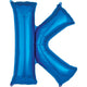 Letter K - Anagram - Blue 34″ Balloon