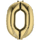 White Gold Letter O 34″ Balloon