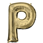 Letter P - Anagram - White Gold 34″ Balloon