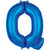 Letter Q - Anagram - Blue 34″ Balloon