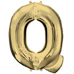 Letter Q - Anagram - White Gold 34″ Balloon