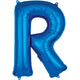 Letter R - Anagram - Blue 34″ Balloon