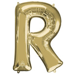 White Gold Letter R 34″ Balloon