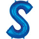 Letter S - Anagram - Blue 34″ Balloon